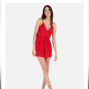 Express Tie Romper NWT